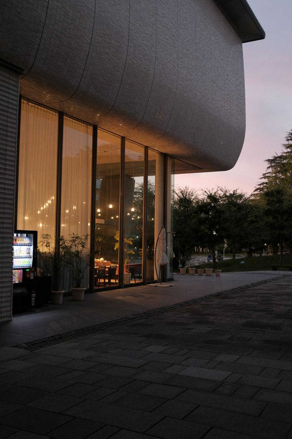 Architecture at dusk
